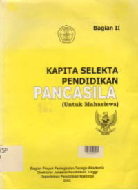 Image of KAPITA SELEKTA PENDIDIKAN PANCASILA (Untuk Mahasiswa)