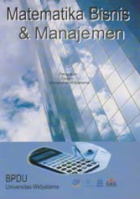 Image of MATEMATIKA BISNIS DAN MANAJEMEN
