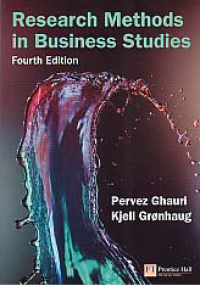 Image of RESEARCH METHODS IN BUSINESS STUDIES