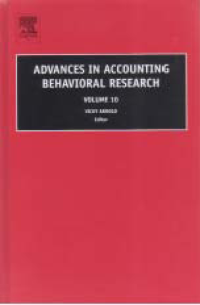 ADVANCES IN ACCOUNTING BEHAVIORAL RESEARCH