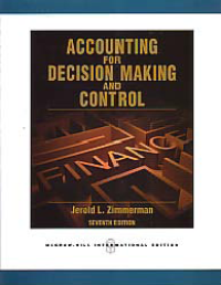 Image of ACCOUNTING FOR DECISION MAKING AND CONTROL