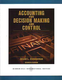 ACCOUNTING FOR DECISION MAKING AND CONTROL