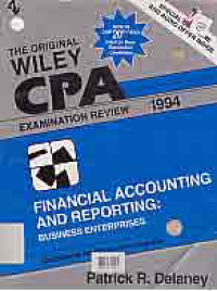 Image of CPA EXAMINATION REVIEW FINANCIAL ACCOUNTING AND REPORTING; BUSINESS ENTERPRISES