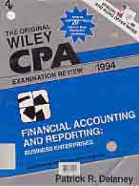 CPA EXAMINATION REVIEW FINANCIAL ACCOUNTING AND REPORTING; BUSINESS ENTERPRISES