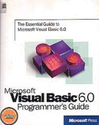 Image of MICROSOFT VISUAL BASIC 6.0 Programmer's Guide