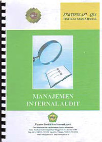 MANAJEMEN INTERNAL AUDIT