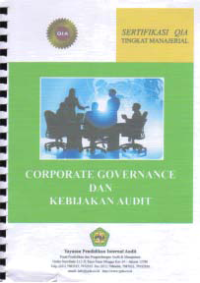 CORPORATE GOVERNANCE DAN KEBIJAKAN AUDIT