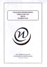 Image of UNDANG-UNDANG REPUBLIK INDONESIA NOMOR 14 TAHUN 2002 TENTANG PENGADILAN PAJAK