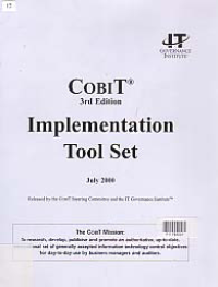 Image of COBIT; Implementation Tool Set