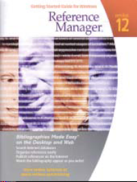 Image of REFERENCE MANAGER: Getting Started Guide for Windows