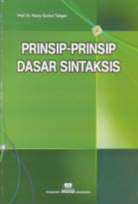 Image of PRINSIP-PRINSIP DASAR SINTAKSIS