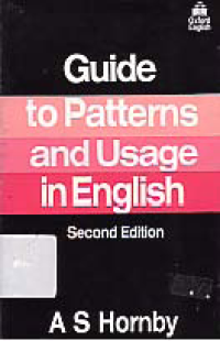 Image of GUIDE TO PATTERNS AND USAGE IN ENGLISH