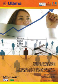 Image of MODUL PRAKTIKUM KOMUNIKASI BISNIS + Buku Kerja (S1-Mn)