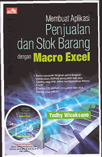 Image of MEMBUAT APLIKASI PENJUALAN DAN STOK BARANG DENGAN MACRO EXCEL + CD