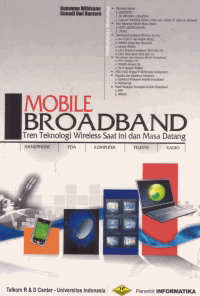 MOBILE BROADBAND; Tren Teknologi Wireless Saat ini dan Masa Datang