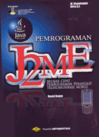 Image of PEMROGRAMAN J2ME; Belajar Cepat PemrogramanPerangkat Telekomunikasi Mobile + CD