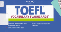 Image of TOEFL; Vocabulary Flashcards
