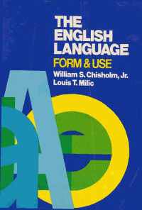 Image of THE ENGLISH LANGUAGE; Form & Use