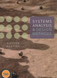 Image of SYSTEMS ANALYSIS AND DESIGN METHODS
