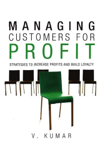 Image of MANAGING CUSTOMERS FOR PROFIT; Strategies to Increase Profits and Build Loyalty