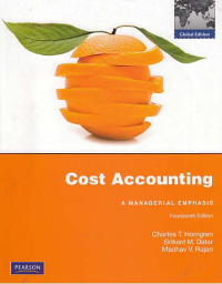 Image of COST ACCOUNTING; A Managerial Emphasis
