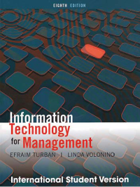 Image of INFORMATION TECHNOLOGY FOR MANAGEMENT; International Student Version