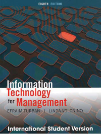 INFORMATION TECHNOLOGY FOR MANAGEMENT; International Student Version