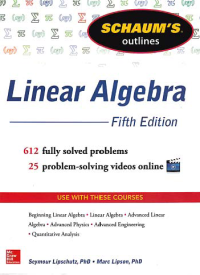 SCHAUM'S OUTLINES LINEAR ALGEBRA