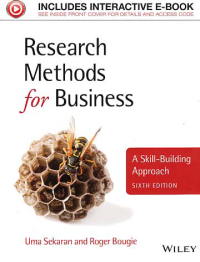 Image of RESEARCH METHODS FOR BUSINESS; A Skill-Building Approach