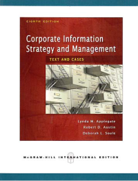 Image of CORPORATE INFORMATION STRATEGY AND MANAGEMENT
