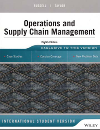 OPERATIONS AND SUPPLY CHAIN MANAGEMENT