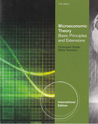 MICROECONOMIC THEORY; Basic Principles and Extensions