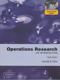 Image of OPERATIONS RESEARCH AN INTRODUCTION