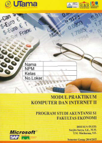 Image of MODUL PRAKTIKUM KOMPUTER DAN INTERNET II (S1-Ak)