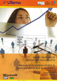 Image of MODUL PRAKTIKUM MANAJEMEN KEUANGAN II + Buku Kerja (S1-Mn)