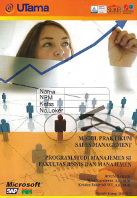 Image of MODUL PRAKTIKUM SALES MANAGEMENT + Buku Kerja (S1-Mn)