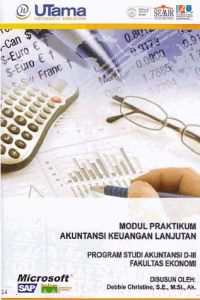 Image of MODUL PRAKTIKUM AKUNTANSI KEUANGAN LANJUTAN + Buku Kerja (D3-Ak)