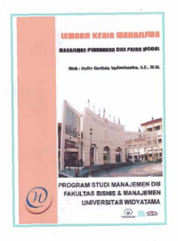 Image of MODUL PRAKTEK MANAJEMEN PERBANKAN DAN PASAR MODAL (D3-Mn)