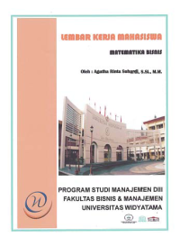 Image of MODUL PRAKTEK MATEMATIKA BISNIS (D3-Mn)