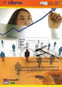 Image of MODUL PRAKTIKUM MANAJEMEN OPERASIONAL + Buku Kerja (S1-Mn)