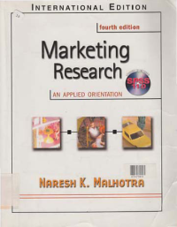 Image of MARKETING RESEARCH; An Applied Orientation