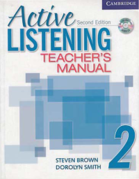 Image of ACTIVE LISTENING; Teacher's Manual 2 + CD