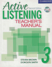 Image of ACTIVE LISTENING; Teacher's Manual 3 + CD