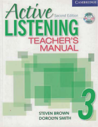 ACTIVE LISTENING; Teacher's Manual 3 + CD