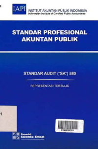 STANDAR PROFESIONAL AKUNTAN PUBLIK (SA 580); Representasi Tertulis