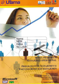 Image of MODUL PRAKTIKUM MANAJEMEN OPERASIONAL + Buku Kerja (S1-Mn)