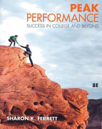 Image of PEAK PERFORMANCE; Success in College and Beyond