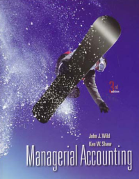 Image of MANAGERIAL ACCOUNTING