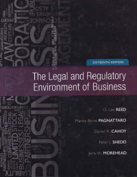 Image of THE LEGAL AND REGULATORY ENVIRONMENT OF BUSINESS