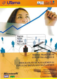 Image of MODUL PRAKTIKUM STATISTIKA BISNIS II + Buku Kerja (S1-Mn)